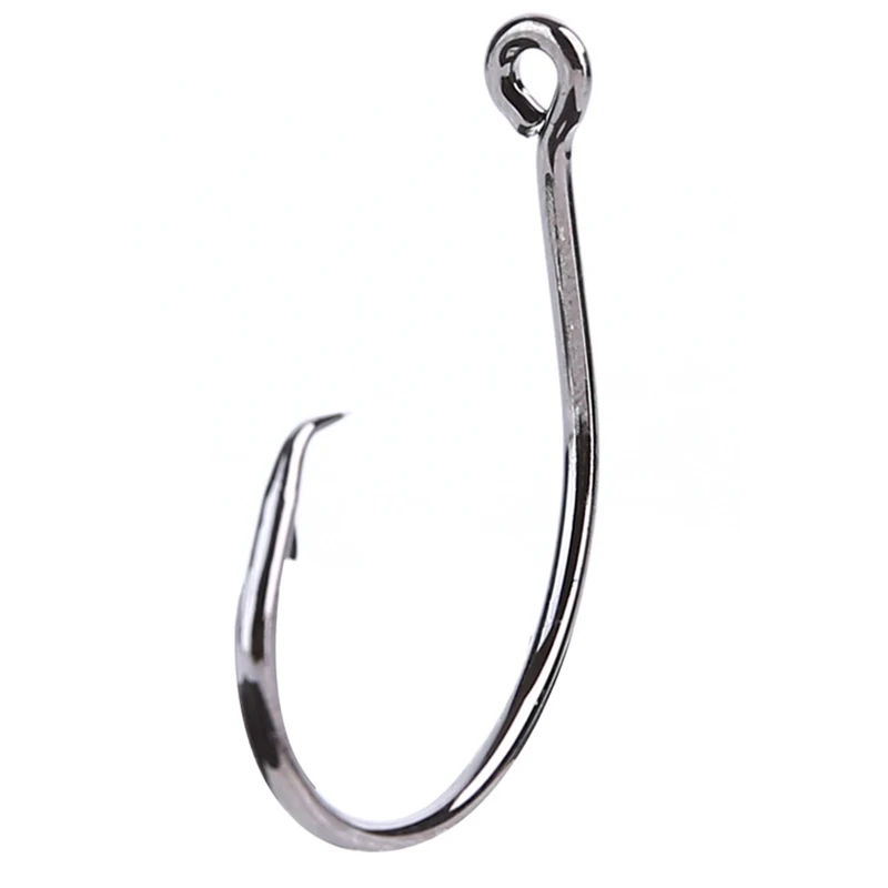 Mustad Norway Origin Fishing Hook High Carbon Steel Big Size Circle Fish Hooks,6#-8/0#,39951NP-BN