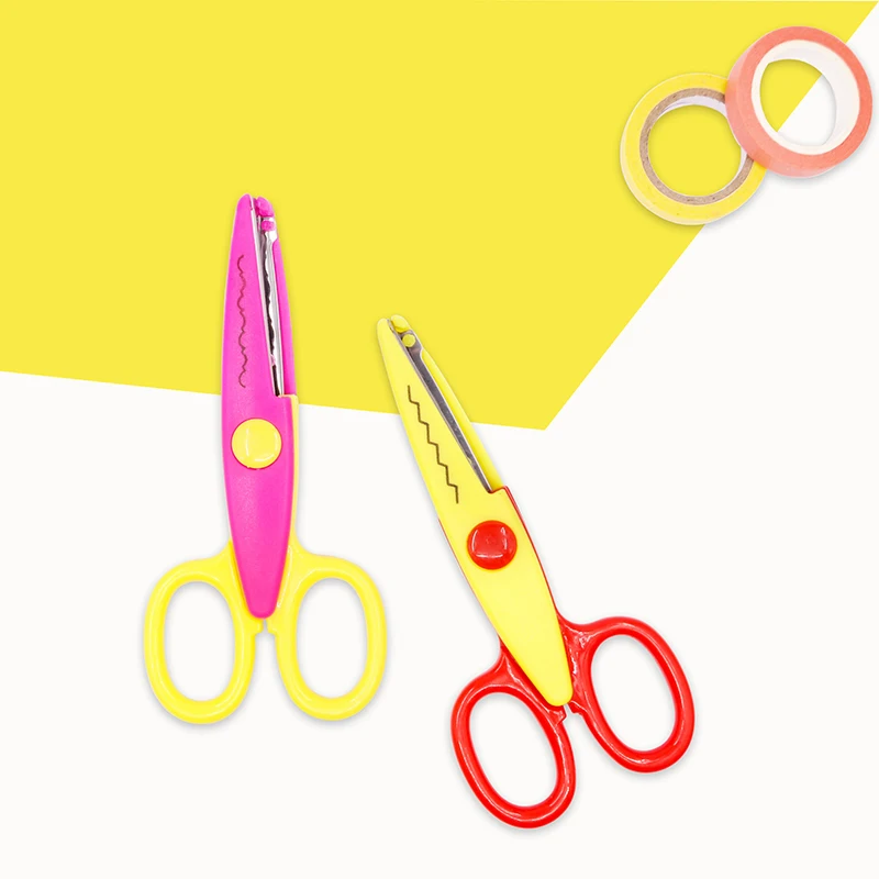 1 Piece DIY Laciness Scissor Album School Pinking Shear Creative Scrapbook Photo Craft Cut Handicraft Paper Diary Handmade