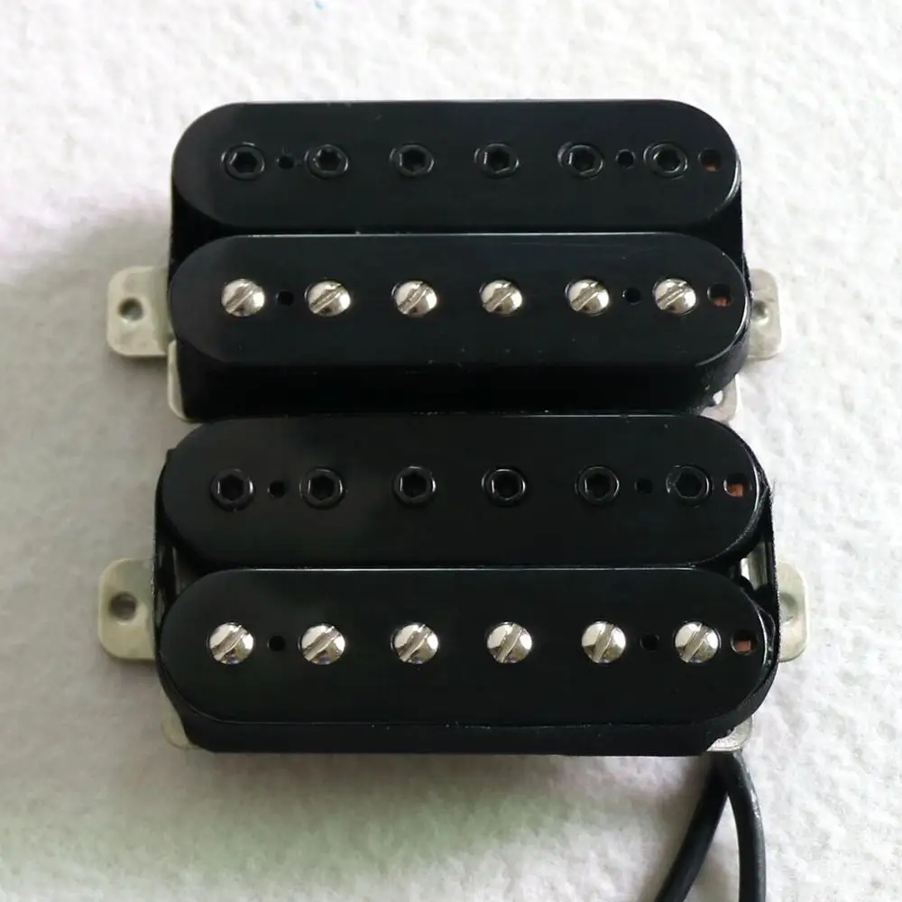 Donlis-pastilla de guitarra Humbucker estilo PAF, placa base de níquel plateado, Alnico 5, para música clásica de Rock y Jazz