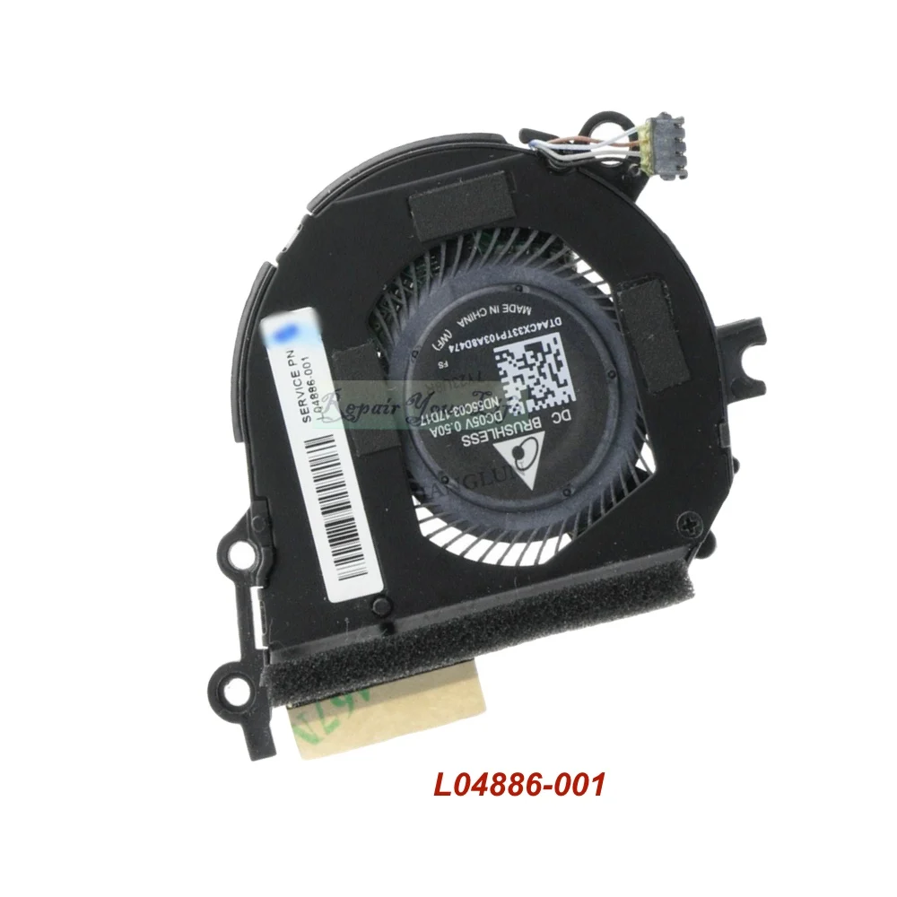 CPU GPU Fans for HP Spectre X360 13AE 13T AE 13t-ae000 AE010 TPN-Q199 Laptop Cooling Fan Cooler L04885-001 L04886 ND55C03-17D17