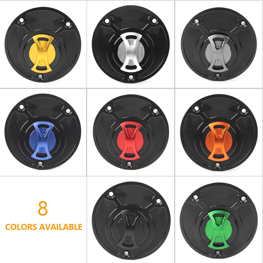 

Fuel Gas Tank Cap Cover For Yamaha R6 R1 FZ1 FZ6 MT01 FZ16 YZF R15 R125 FJR XJR 1300 MT07 For Ducati 996 998 848 1098 Monster