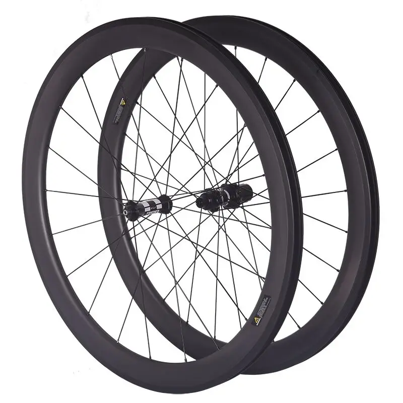 

350 240 Carbon Road Wheels 50mm Depth Low Profile 25mm Rim With 1432 Spokes UCI Quality wheelset