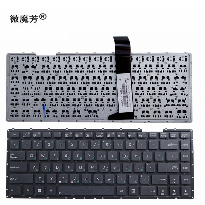 RU Black New laptop keyboard For ASUS X401AI X401 X401U F401A F401U Y481L Y481C F401C F401 A450 A450C A450V A450Ld X450V Russian