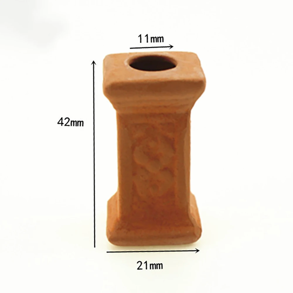 1Pcs 1/12 Dollhouse Miniature Accessories Mini Ceramic Roman Column Simulation Model Toys for Doll House Decoration