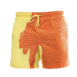 Summer Short Quick Dry Bathing Swimming Color-changing Beach Shorts Boy Child Comfortable Beach Pants Temperature Board