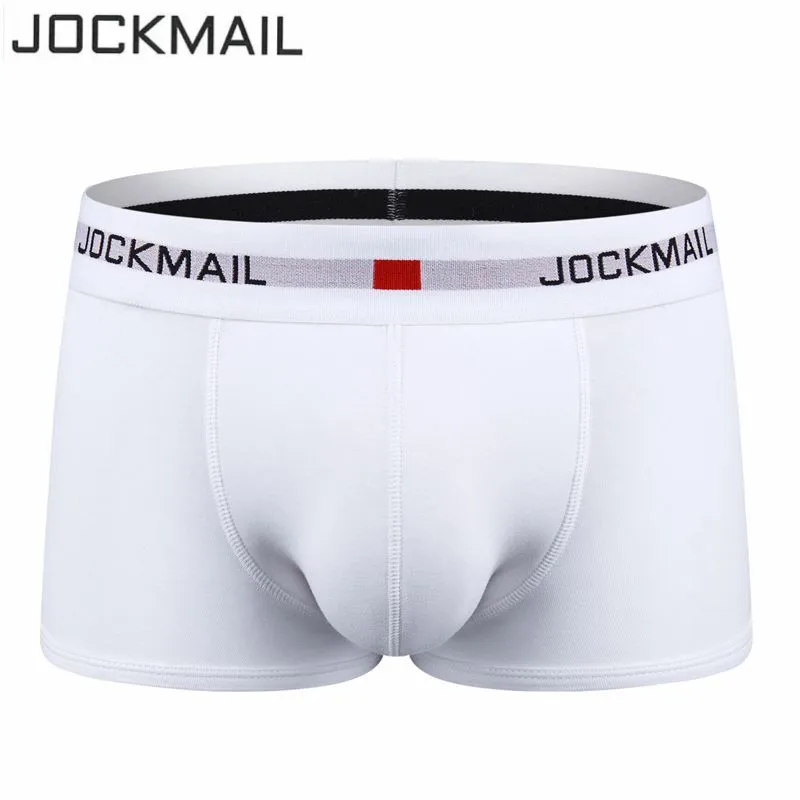 JOCKMAIL 2020 New Sexy Underwear Men Boxer Cueca Gay Male Panties Cotton breathab Men Underpants Pouch Shorts  For Dropshipping