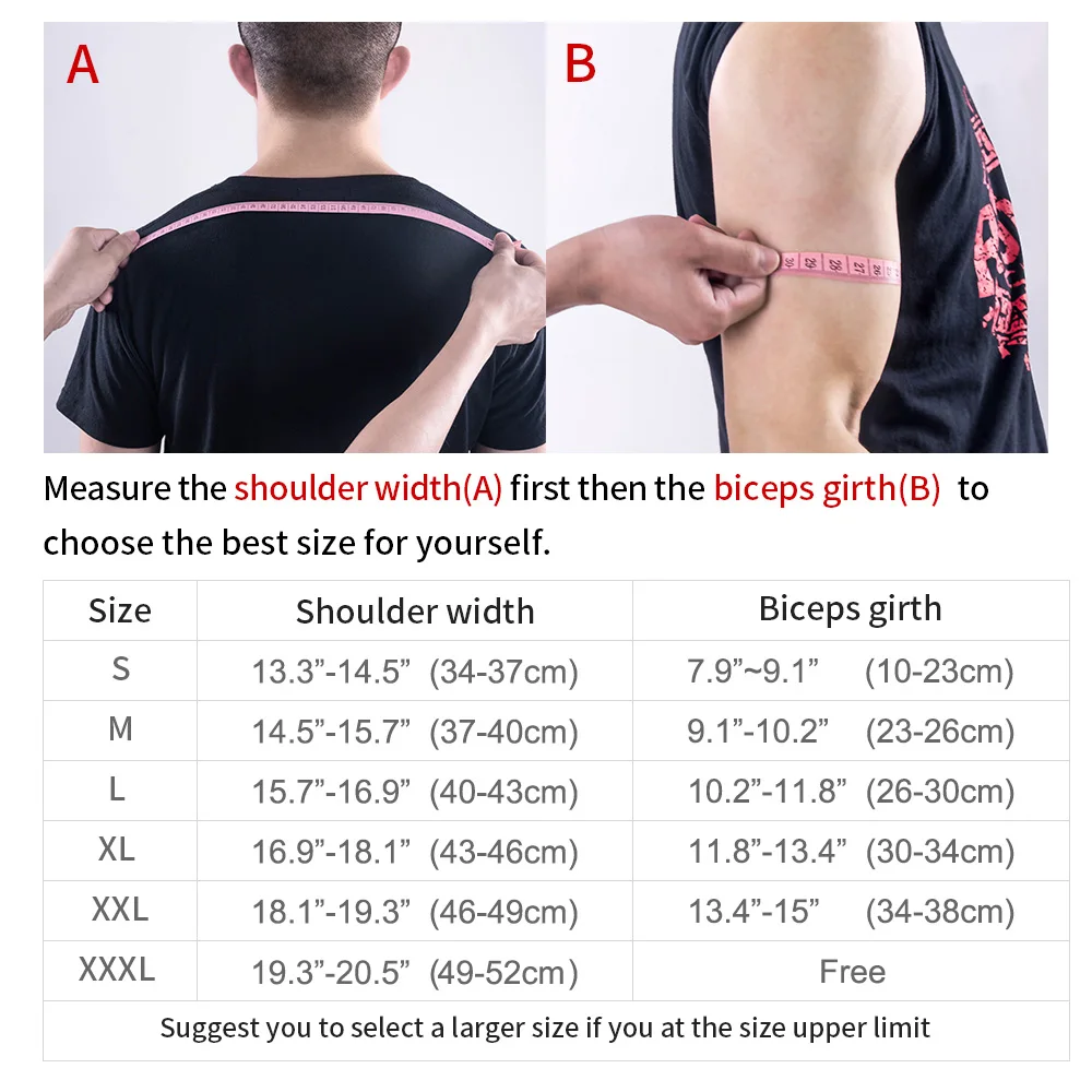 Kuangmi 7K-foam Double Shoulder Brace Adjustable Sports Shoulder Support Belt Back Pain Relief Double Bandage Cross Compression