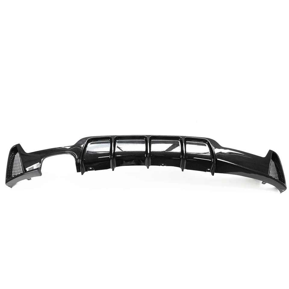 Glossy Black Rear Bumper Lip Spoiler Splitter For BMW 4 Series F32/F33/F36 – ABS, Screw-On
