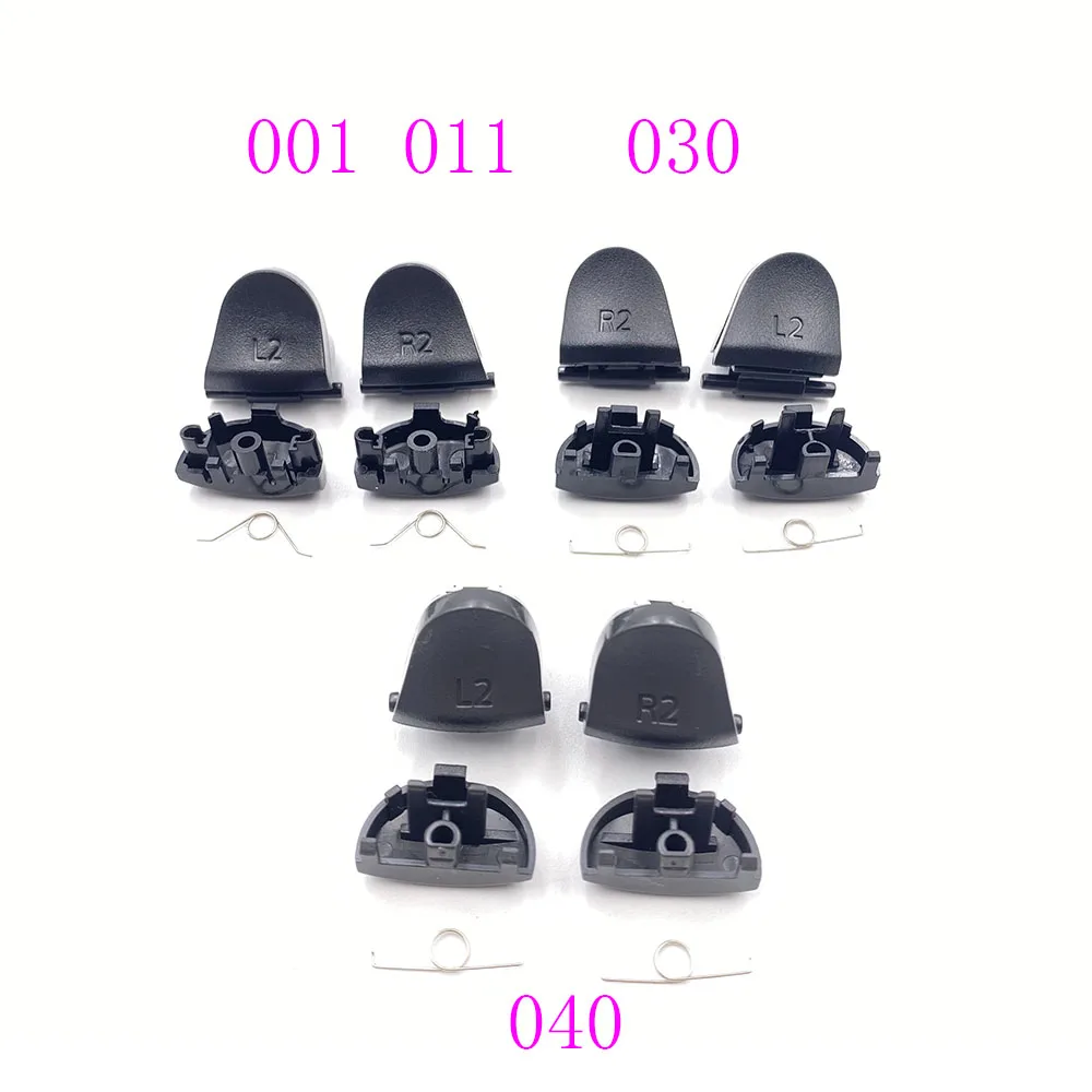 5 مجموعات للبلاي ستيشن 4 دينار 001 010 030 040 050 L1 L2 R1 R2 زر الزناد استبدال مجموعة ل PS4 المراقب المالي