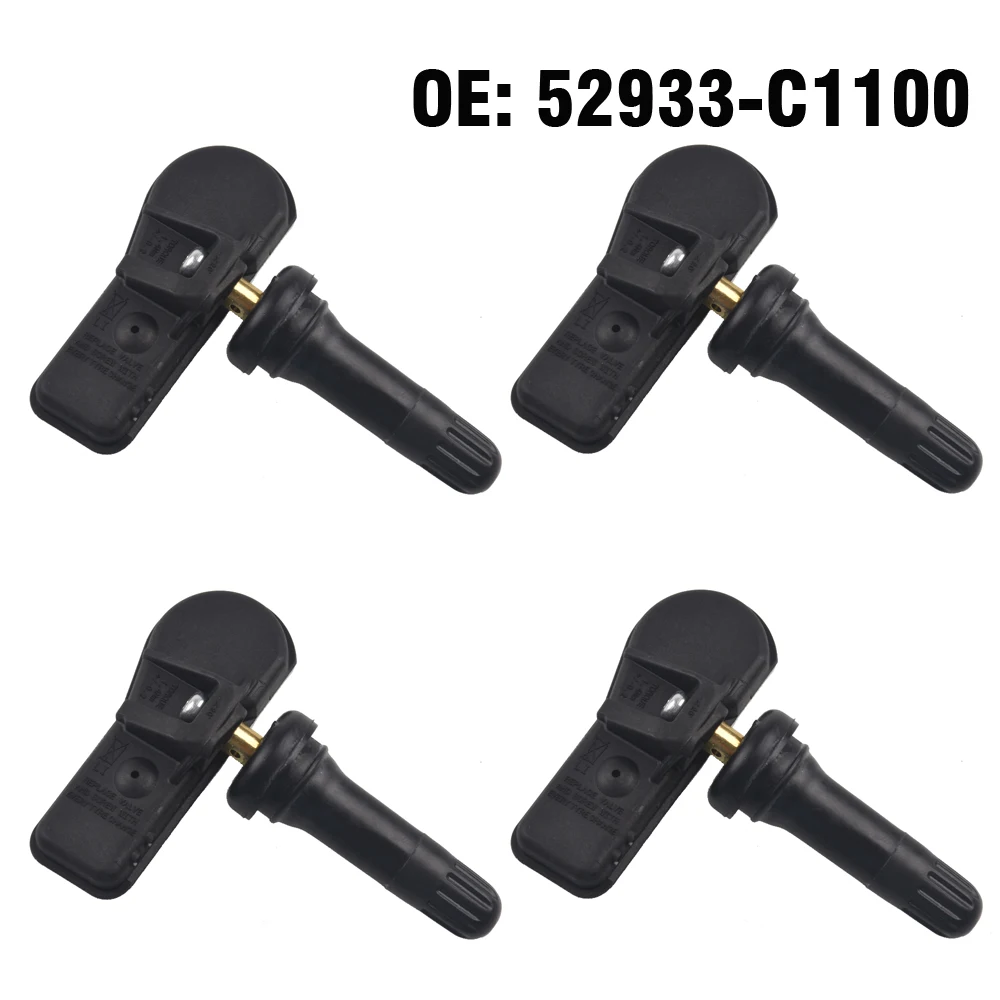 4 PCS Car Tire Pressure Monitor Sensor TPMS 52933C1100 52933-C1100 for Hyundai Creta IX25 Tucson I40 IX35 Sonata 2014-2018 Tucso