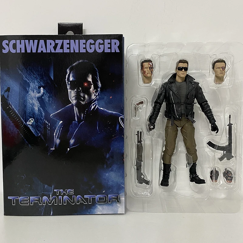 NECA Arnold Schwarzenegger Terminator Figure Judgment Day T-800