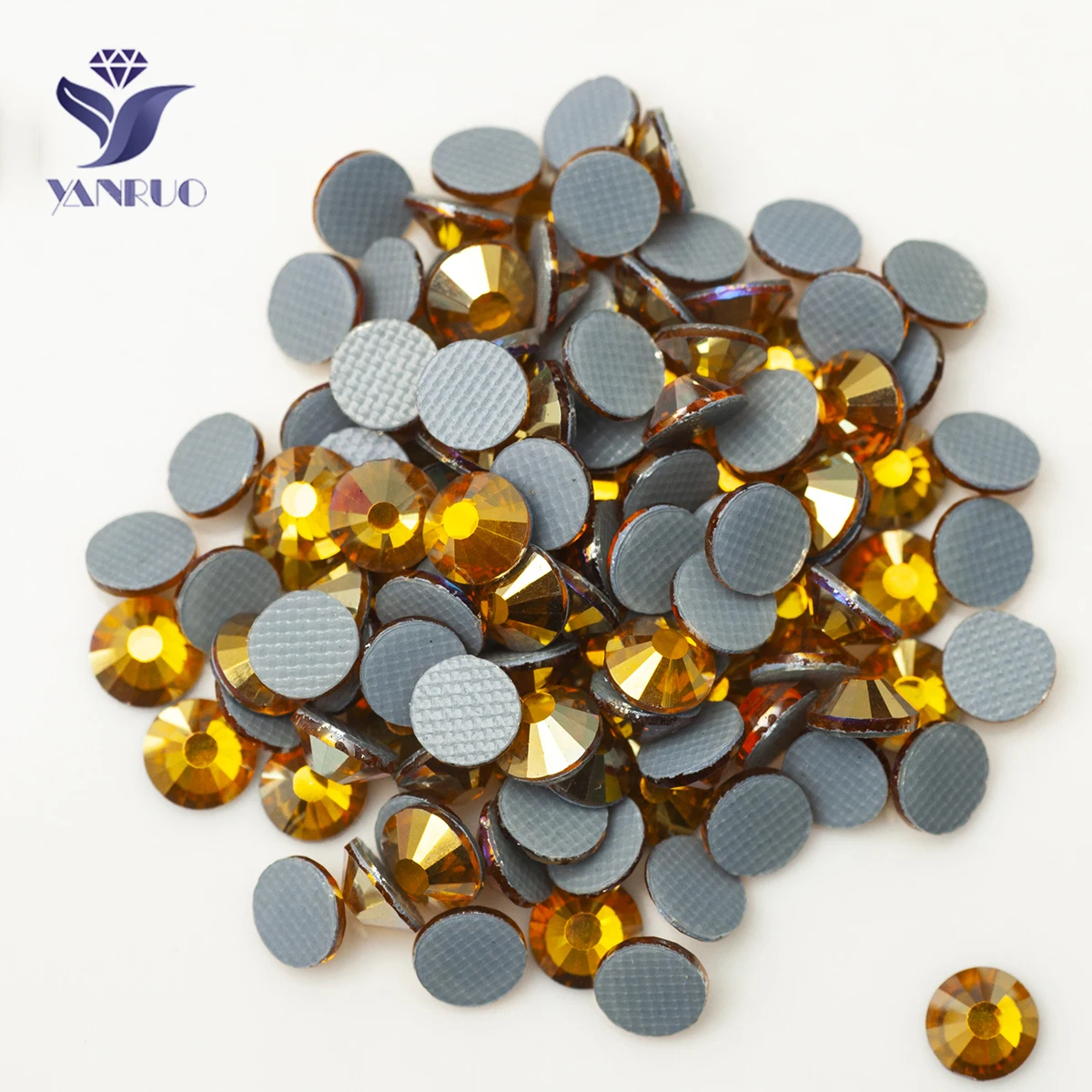 YANRUO 2058HF Topaz AB Hot Fix Soldering Iron thermostat Gems Rhinestones Glue Strasses Hotfix Crystals Rhinestones For Clothes