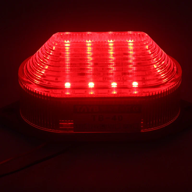 LED Strobe Signal Warning light  12V 24V 220V Indicator light LED Lamp small Flashing Light Security Alarm Safety Warning Lamp