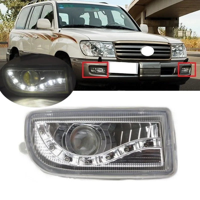 

Yasong LED Front Fog Light For TOYOTA LAND CRUISER 100 98-08 4700 LC100 UZJ100 FZJ100 HDJ100 Driving Running Headlight Foglight