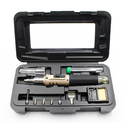 Multifunctional Butane Tip Blow Burner For Welding Repair Gas Soldering Iron Set Auto Self-ignition Welding Torch Pen Kit