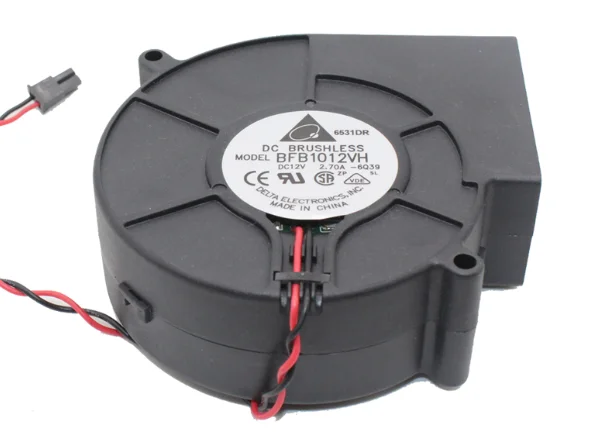 

Delta Electronics BFB1012VH 6Q39 Server Cooling Fan DC 12V 2.70A 97x97x33mm 2-wire