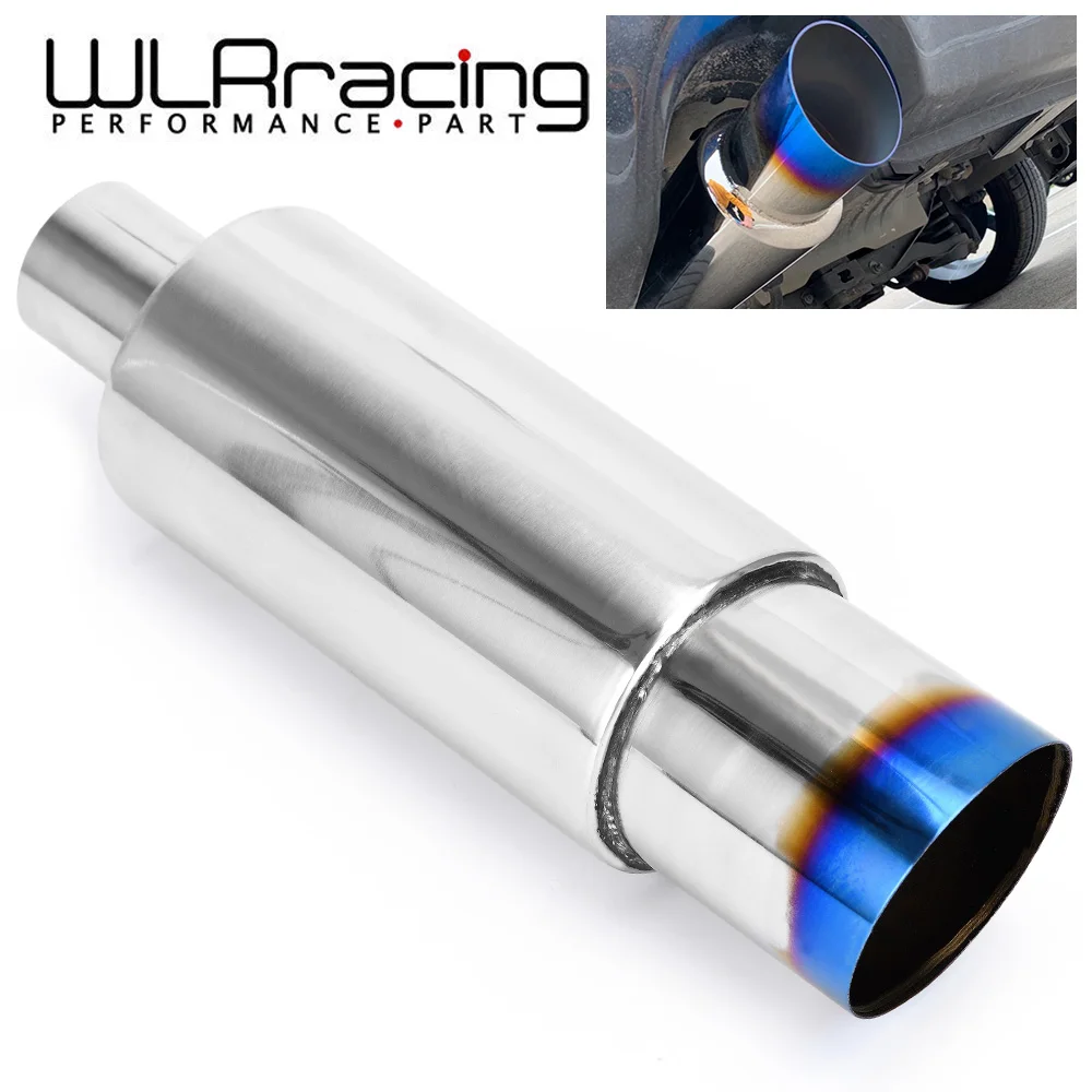 Car Exhaust Systems Muffler Tip Tail Pipe High Quality Universal Stainless Steel OD 89 mm to 50mm Silencer tail pipe