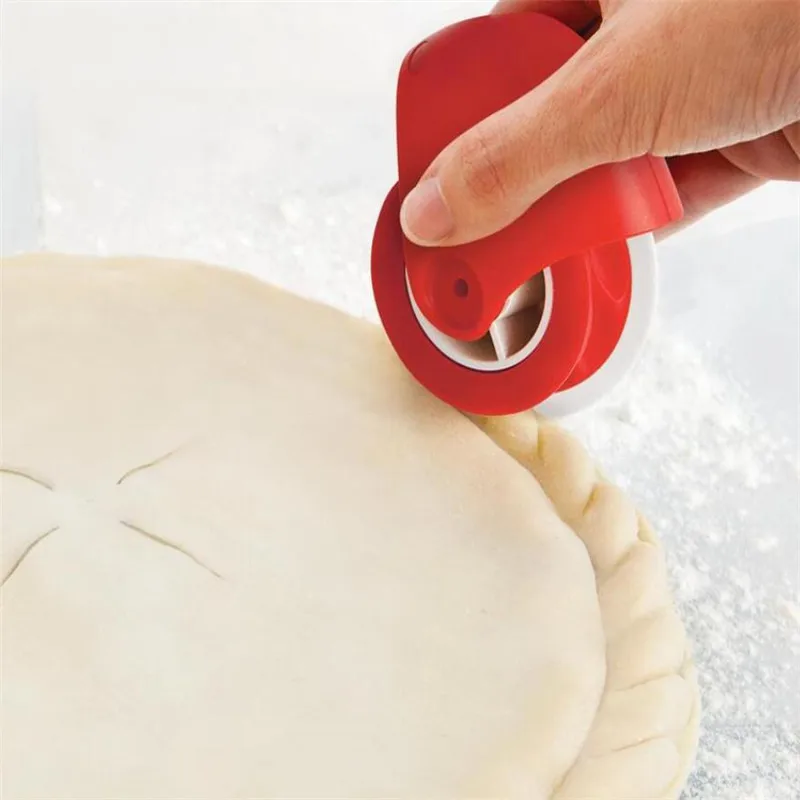 Pizza Gebäck Gitter Roller Cutter Gebäck Pie Decor Cutter Kunststoff Rad für Pizza Gebäck Kuchen Kruste Backen Cutter Küche Werkzeuge