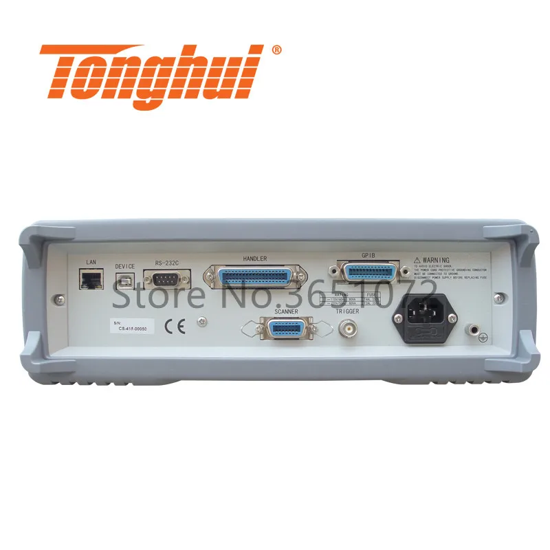 Tonghui TH2638 High Precision Capacitance Meter, 100Hz,120Hz, 1kHz,10kHz,100kHz,1MHz, 1MHz±1%,1MHz±2%