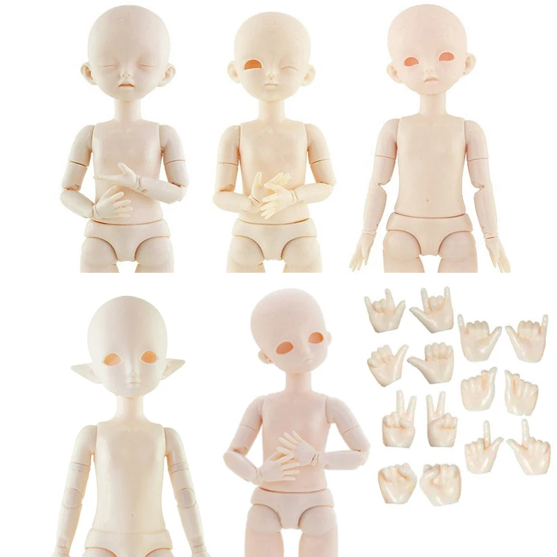 1/6 Bjd Doll  Makeup Doll 22 Moveable Joints 30cm DIY Handmade Dolls Kids Toy Girls Doll