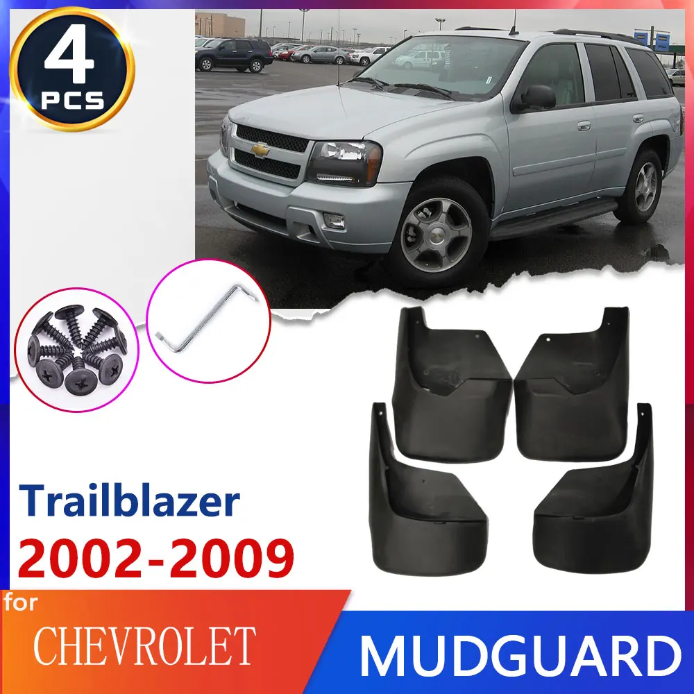 

Car Tire Fender Mud Flaps ForChevrolet Trail 2002~2009 Vauxhall Holden MK1 Dirt RoadGuards Mudflap Mudguards Car Goods 2021 2022