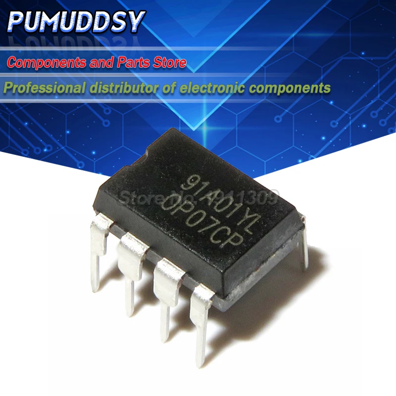 10PCS OP07 OP07C OP07CP DIP-8 Operational Amplifier