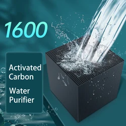 Upgrade Activated Carbon Material Eco-Aquarium Water Purifier Cube Ultra Strong Filtration Absorption Honeycomb Filter Sponge