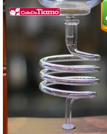 Tiamo5-8cups 750ml ice drip coffee maker snake glass parts/ice drip coffee pot parts for HG2713/HG2714