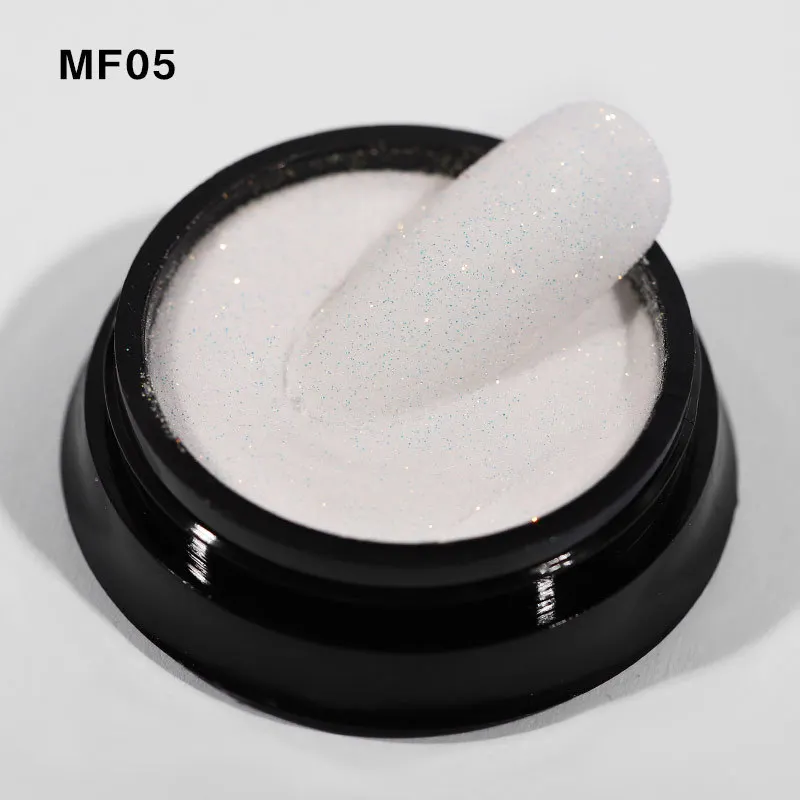 Glänzendes Puder, Pailletten, Glitzer, Nagelkunst-Dekorationen, laserleuchtendes Pigmentstaub für Maniküre - 1 Box – Detail 5