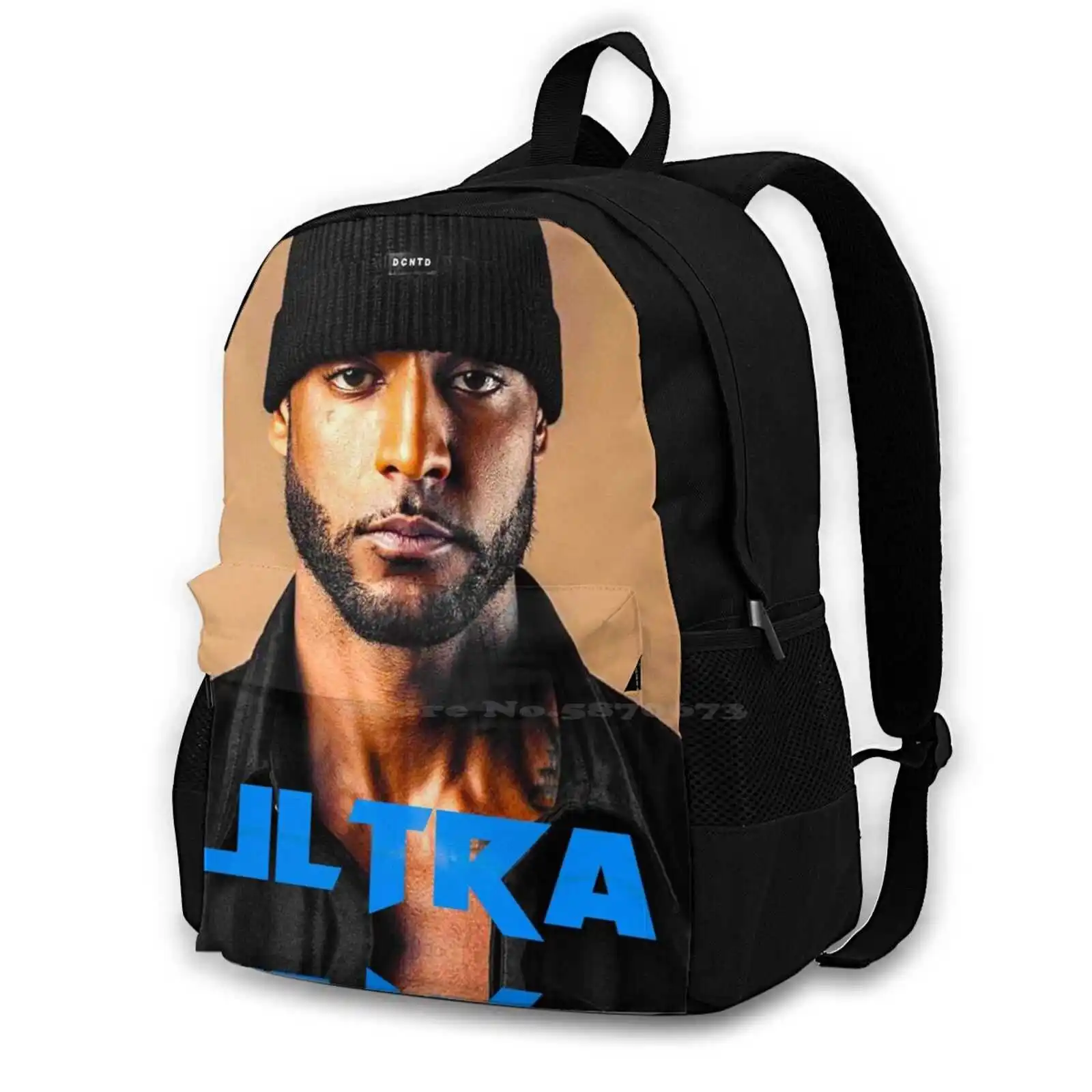 Ultra Cover Pattern Design Bagpack School Bags Ultra French Rap Rapfrench Ultra