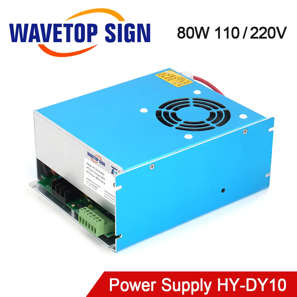 WaveTopSign 80 Вт DY10 Co2 лазерный источник питания 110 В 220 В для RECI W1/Z1/S1 Co2 лазерная трубка семейная серия