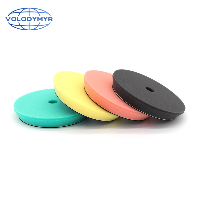 Car Polish Buffing Pad Polishing Pads 7 Inch with 6 Inches Hook and Loop Waxing Sponge for Detail Polisher Machine Buffer