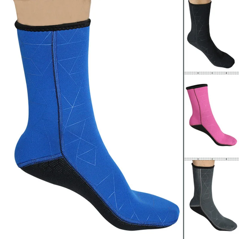 

New thick 3mm warm diving socks for men and women non-slip winter swimming snorkeling socks super elastic beach socks