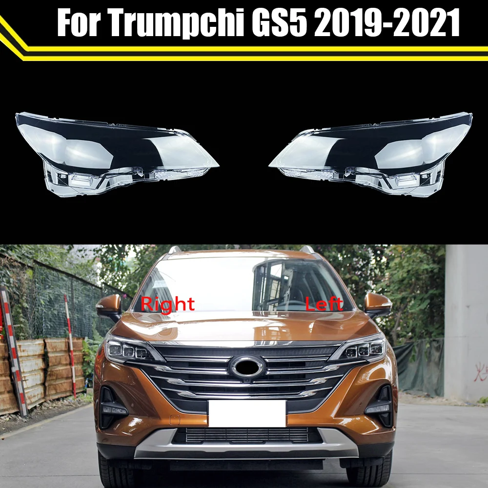 

Auto Headlamp Case For Trumpchi GS5 2019 2020 2021 ​Car Front Headlight Cover Glass Lamp Shell Lens Glass Caps Light Lampshade