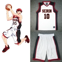 Hot Selling Cosplay Kuroko's Basketball Kuroko no basuke II Kagami Taiga SEIRIN Black Costume Jersey NO.10 Sportwear Uniform