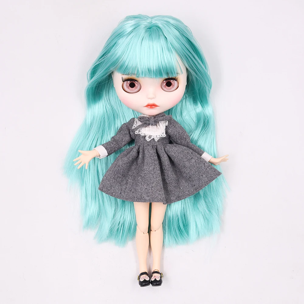 ICY DBS Blyth Doll 19 Joints Body Long Straight Hair 30cm BJD Nude Dolls Girls Toys Cute DIY Doll for Girls