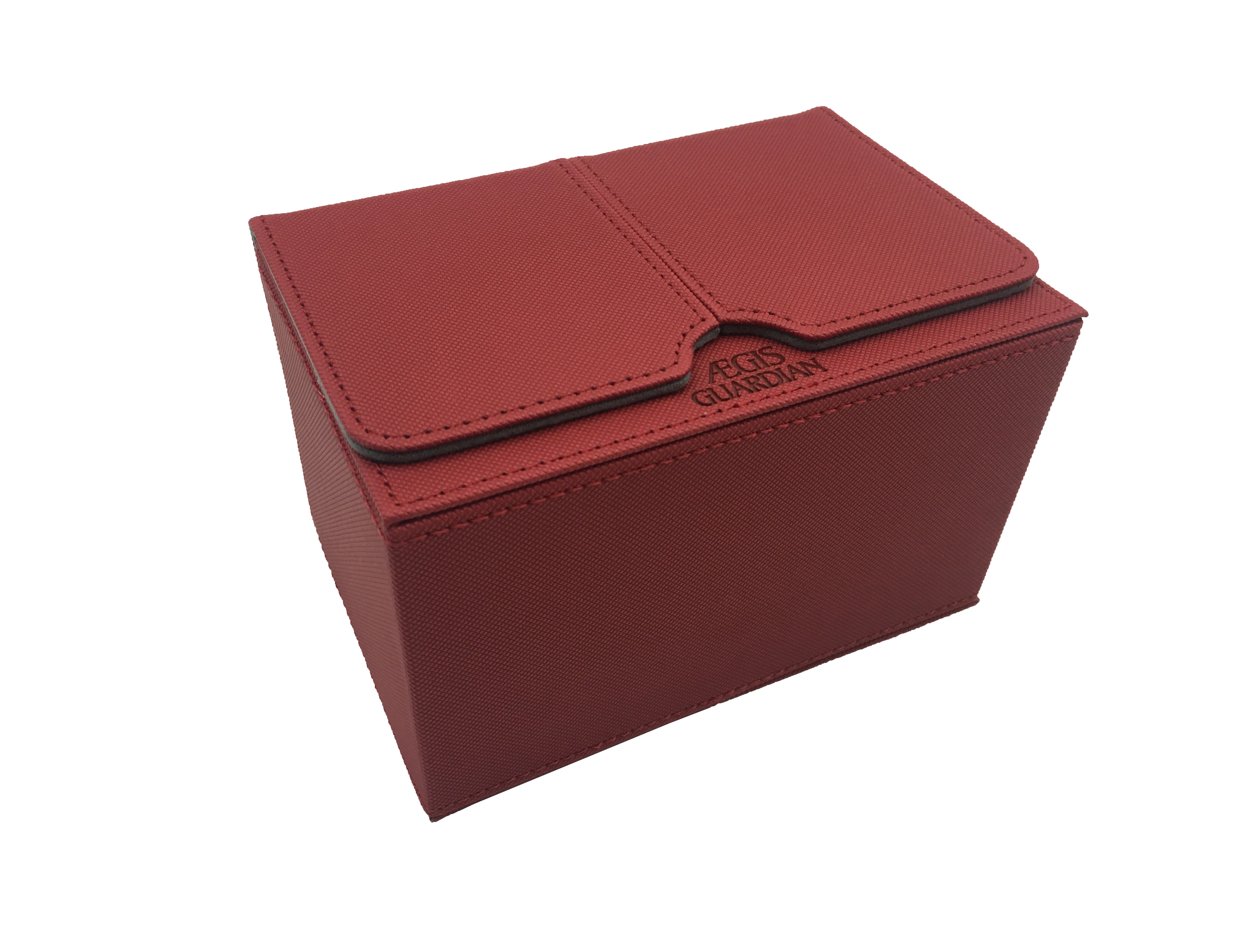 AEGIS GUARDIAN TCG Deck Case for for Magic YuGiOh Deck Box Card Holder: 160+  Red