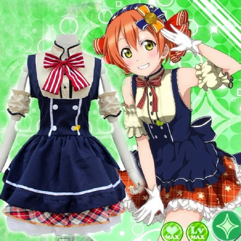 Costume Cosplay de Princesse Lolita, Uniforme de Demoiselle d'Honneur, Dessin Animé Japonais, Love Live Tojo/ Umi/Emovies/Hanayo/Nico/Rin