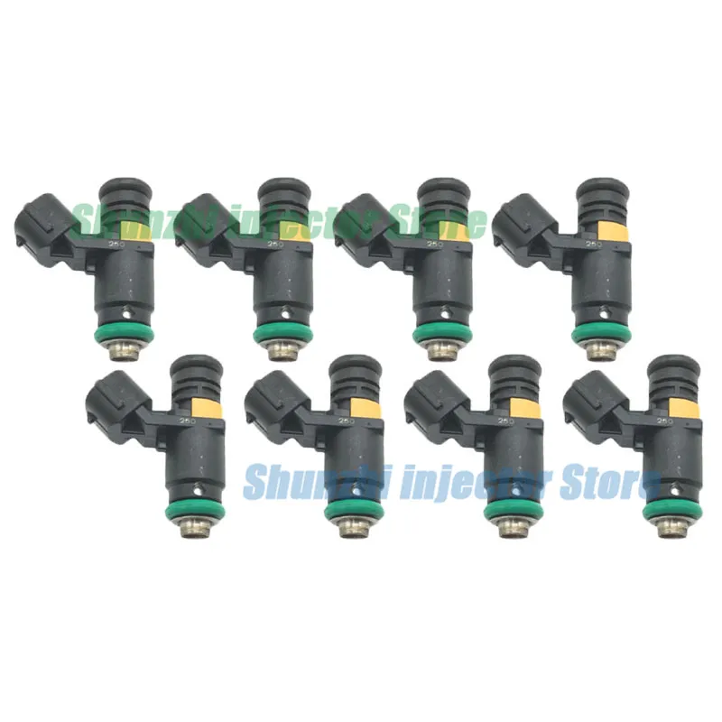 8pcs Fuel Injector Nozzle For V-W Volkswagen Passat 3C Polo Skoda Roomster Seat Ibiza Cordoba 03C906031