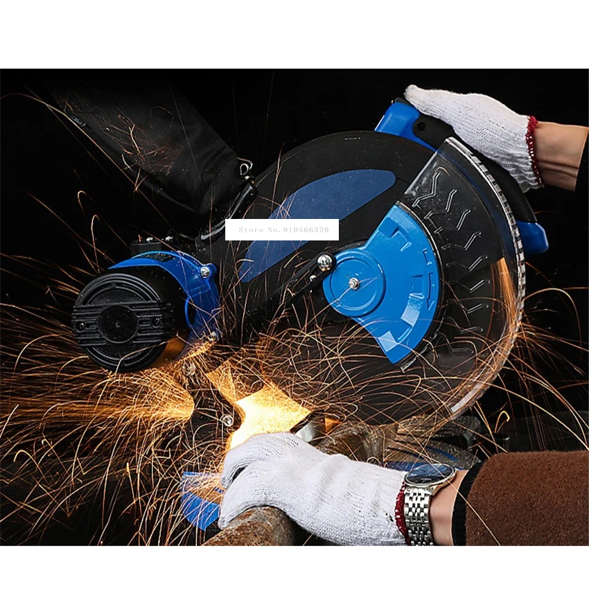 HD9255-2 2600W 220V Aluminium Zaagmachine Riem Type 45 Graden Multifunctionele Hout Aluminium Profiel Snijmachine power Tools