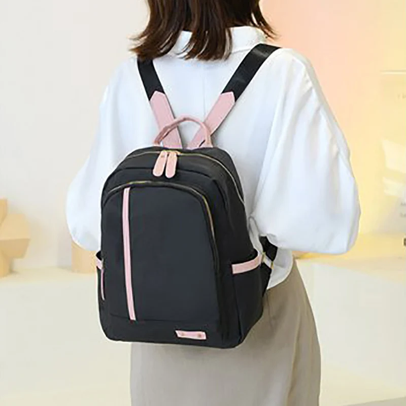 Casual Waterproof Oxford Backpack Shoulder Bags For Women Large Capacity Student Book Bag Fashion Travel Knapsack