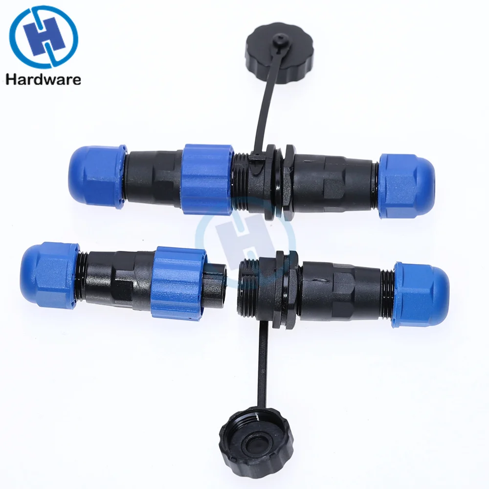 1Pair IP68 SP13 2Pin/3Pin/4Pin/5Pin/6Pin/7Pin/9Pin Waterproof Air Plug Socket Panel Mount Wire Cable Connector Aviation Plug