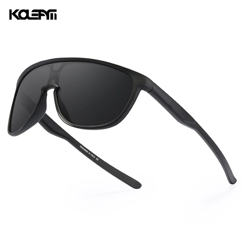 KDEAM New Exclusive One Piece Men's Sunglasses TR90 Material Mirror Sun Glasses Men Sports CE oculos de sol UV400