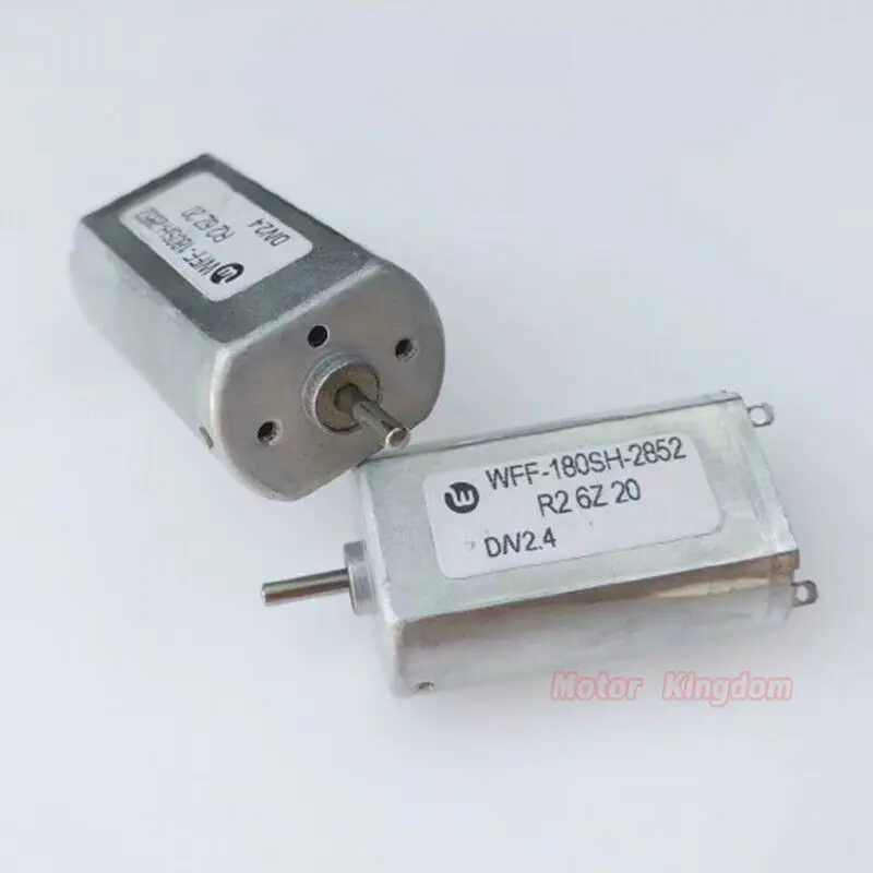 FF-180SH golarka elektryczna DC Mini 180 silnik 2.4V 8300RPM szlachetna szczotka metalowa silnik 2mm Dia wał