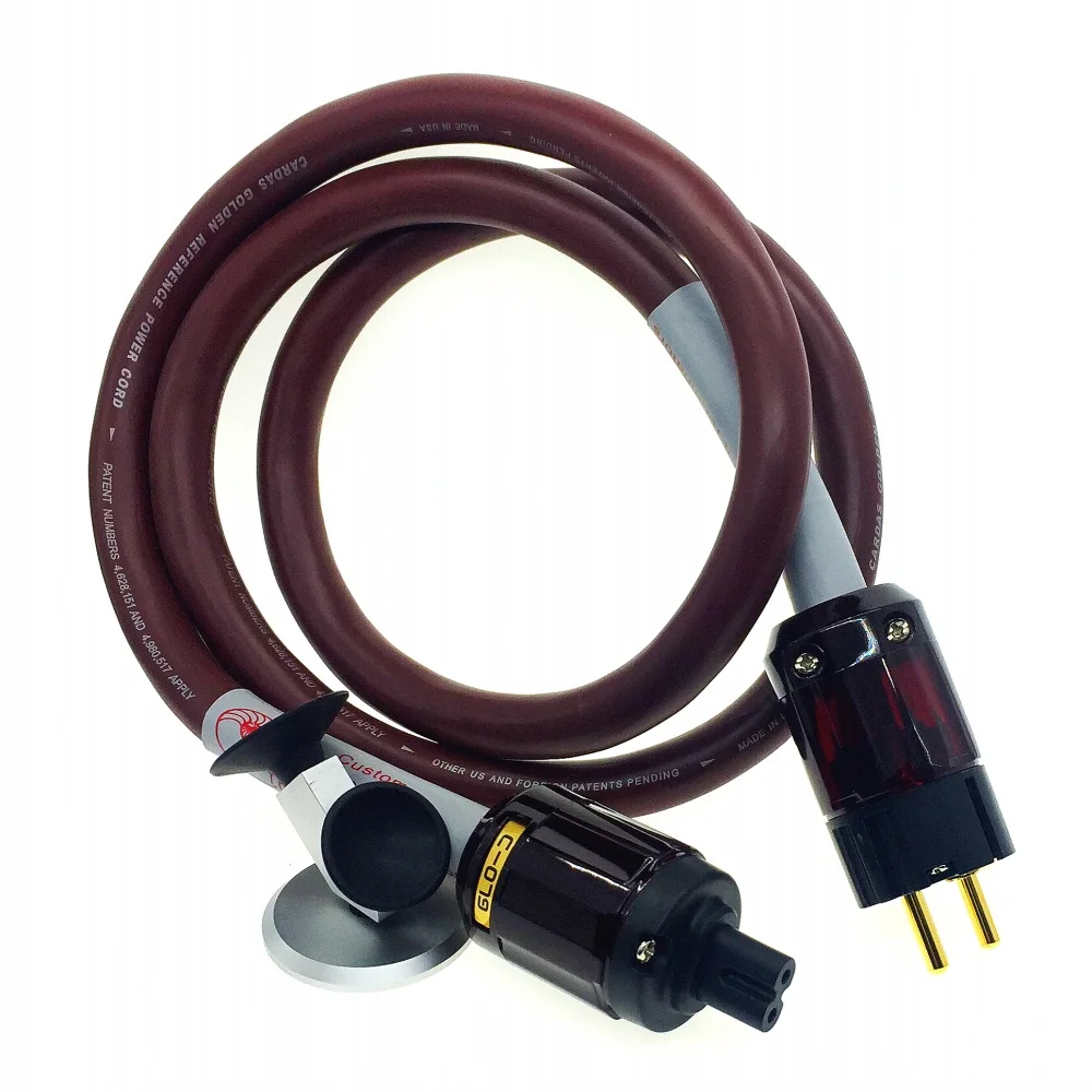 CARDAS golden reference Power cord OFC OFC EU Schuko AC Power Cable  Figure 8 Oyaide P-079E/P-079/C-079 C7 MK plug Vinshle