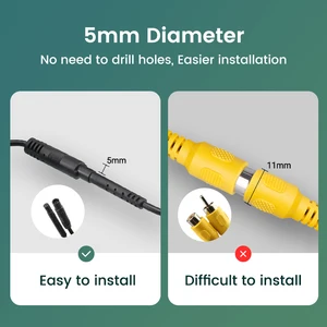 Release_Greenyi 170 ° Goldenes Objektiv 1920x1080p Autokamera Fisheye Full HD Reverse Nachtsicht AHD 4 Pins Parkin Fahrzeug 12 Hauptverkäufe Boi Camera Eye - №5