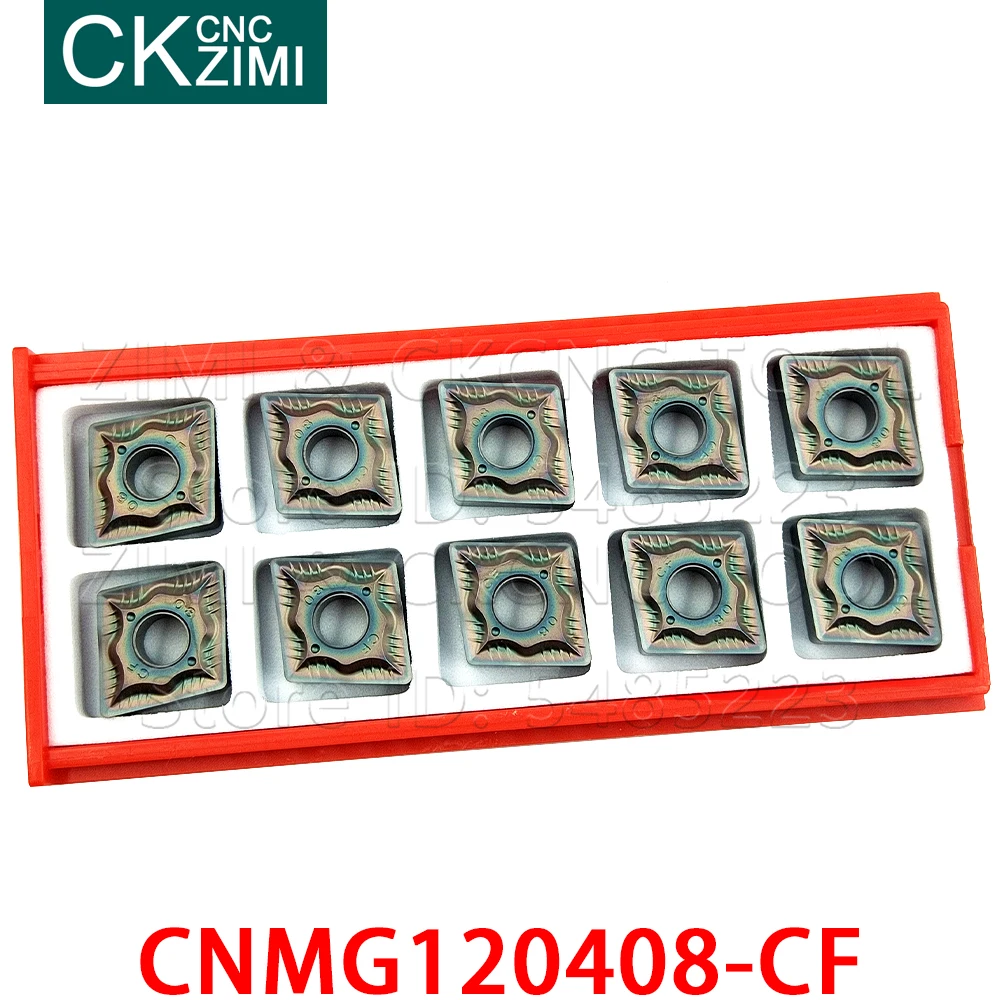 Imagem -02 - Ferramentas de Torneamento Externo com Pontas Mecânicas para Torno de Aço Tamanhos Redu1135 Cnmg 120408 cf