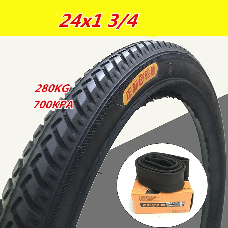 Pedicab rickshaw tire 24x13/4 pedal pedicab tyre 24x1 3/4 24x134 carrying capacity load outer tires Inner tube 24 inch