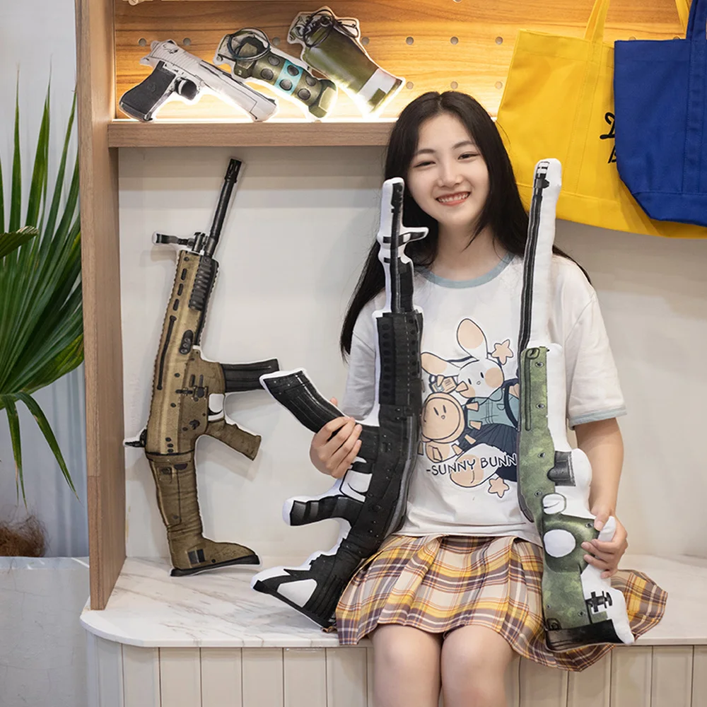 CS Stimulates Battlefield Conventional Firearms Counter-strike Guns Plush Toy Doll Simulation Child Birthday Gift For Girlfriend