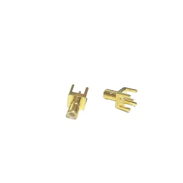 1pc SMB Male Plug  RF Coax Convertor Connector  PCB Mount  With Solder Post  Straight  Goldplated NEW  Wholesale